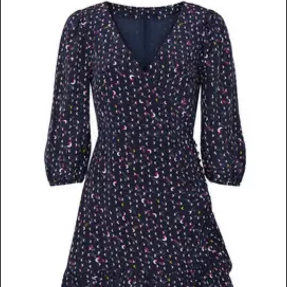 Tanya Taylor Bernadine Faux wrap Short Dress - Picture 2 of 5